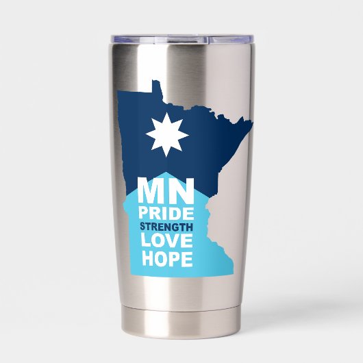 MN Strong Geïsoleerde Drinkbeker (Voorkant)