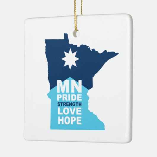 MN Strong  Keramisch Ornament (Links)