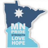 MN Strong  Sticker (Voorkant)