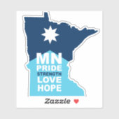 MN Strong  Sticker (Vel)