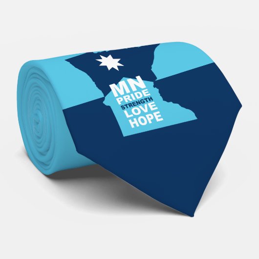 MN Strong Stropdas (Opgerold)