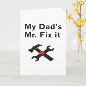 M'n vader is Mr. Repareer het Kaart (Gele Bloem)