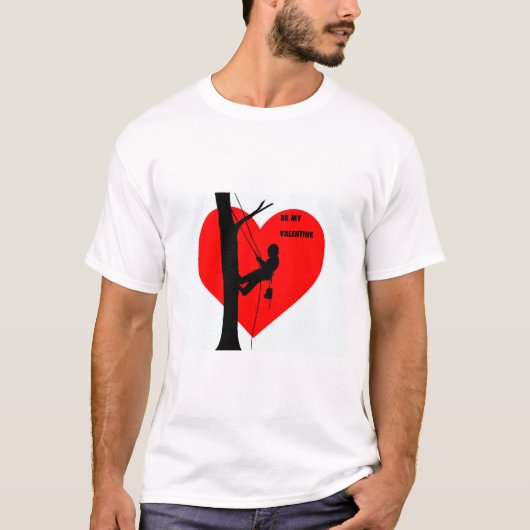 M'n Valentijn-boegplant T-shirt (Voorkant)