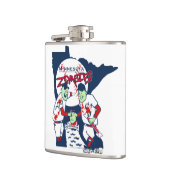 MN Zombies Flask Heupfles (Links)
