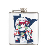 MN Zombies Flask Heupfles (Voorkant)