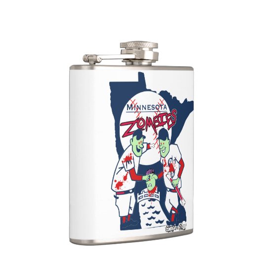 MN Zombies Flask Heupfles (Rechts)