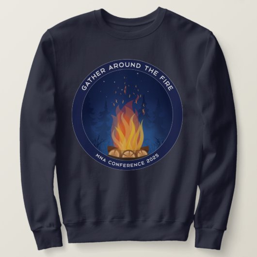 MNA Conference 2025 Men's sizing Sweatshirt Navy (Design voorkant)
