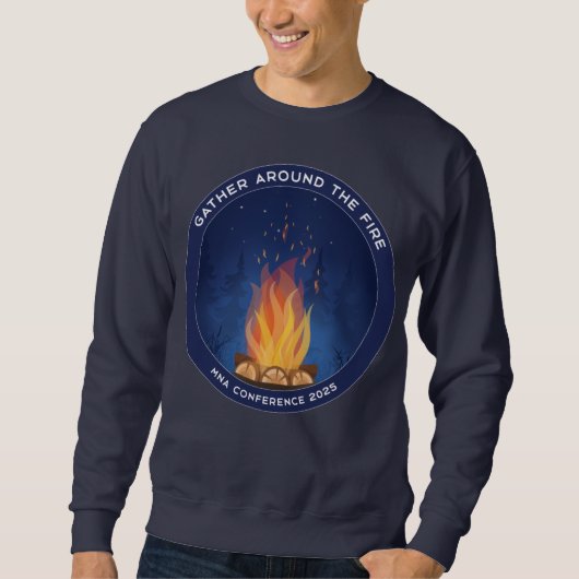 MNA Conference 2025 Men's sizing Sweatshirt Navy (Voorkant)