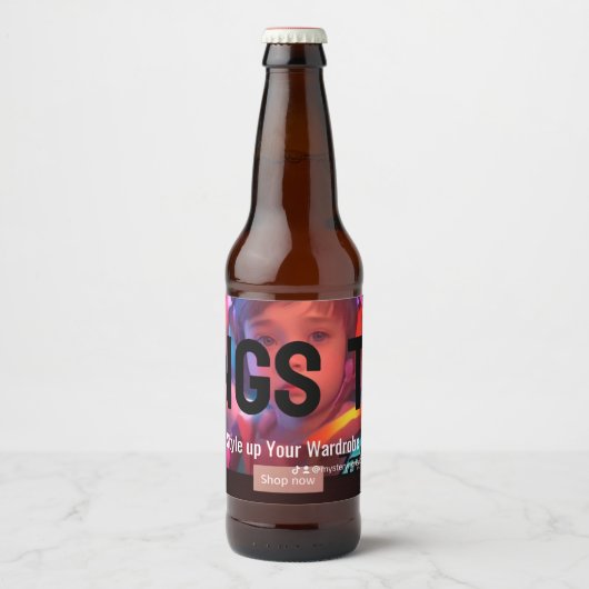 Mnat TV Channel Collectie 1 flesje Bier Etiket (Voorkant)