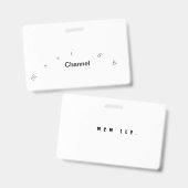 Mnat TV Channel Invitation Collectie Badge (Voor- en achterkant)