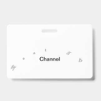Mnat TV-kanaal uitnodigingen verzameling  Badge