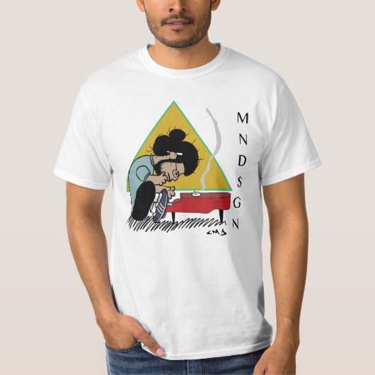 MNDSGN x Peanuts T-shirt (Voorkant)
