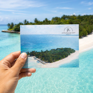 Mnemba-eiland, Tanzania   Waterverf Kust Briefkaart