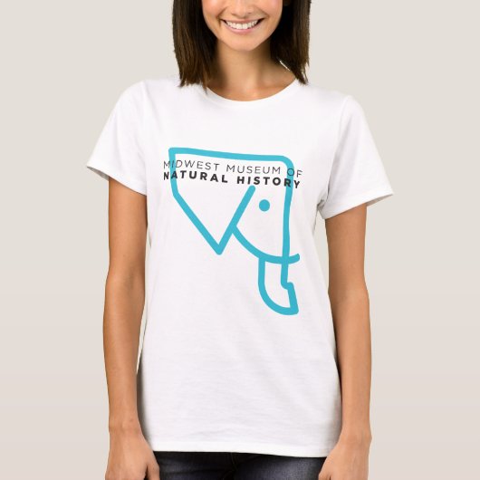 MNH-lephant T-Shirt, volledige grootte, voor vrouw T-shirt (Voorkant)