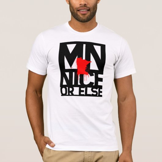 MNice of andere Mannen Shirt (Voorkant)