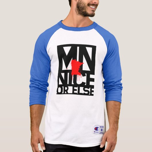 MNice of Else 3/4 gegoten Shirt (Voorkant)