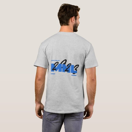 MNL 2023 Evolution Heren Basic T-Shirt (Achterkant volledig)
