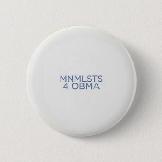 MNMLSTS 4 OBMA-Button Ronde Button 5,7 Cm (Voorkant)