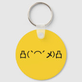 Mo' Angry Emoticon Japans Kaomoji Sleutelhanger (Voorkant)