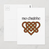 Mo Chridhe - Mijn hart in het Gaelisch Briefkaart (Voorkant / Achterkant)