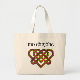 Mo Chridhe - Mijn hart in het Gaelisch Grote Tote Bag