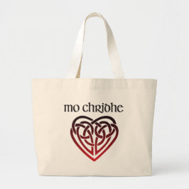 Mo Chridhe - Mijn hart in het Gaelisch Grote Tote Bag