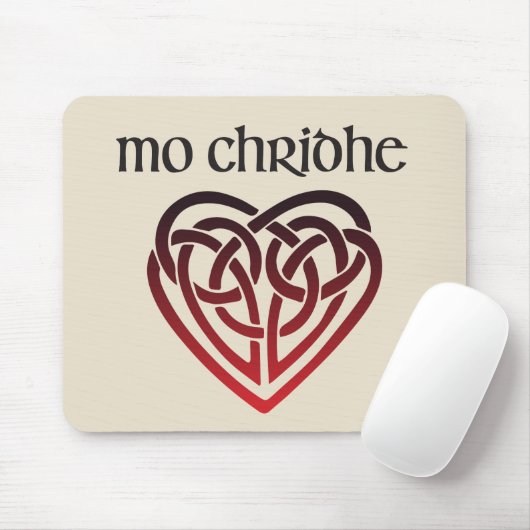 Mo Chridhe - Mijn hart in het Schots-Gaelisch Muismat (Met muis)