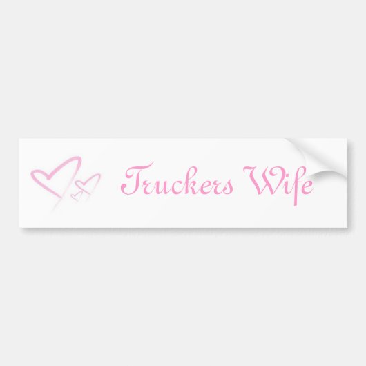 Mo-ding, Truckers Wife Bumpersticker (Voorkant)