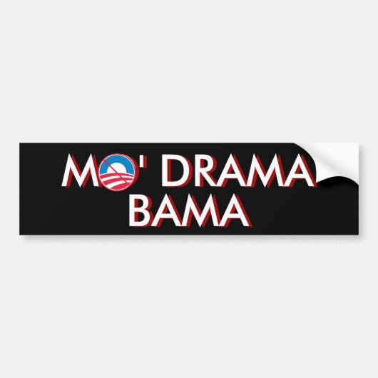 Mo' Drama Bama Bumpersticker (Voorkant)