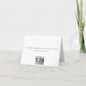 "Mo - Één Groot Paard" Notecard Kaart (Achterkant)