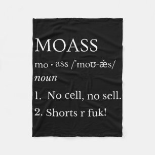 Mo Geen Cel Geen Verkoop Shorts Zijn Voor Stonk Ga Fleece Deken