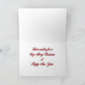 "Mo" het Vrolijke Wenskaart van Kerstmis Feestdagen Kaart (Binnen)