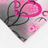 "Mo Limn Twa" zei de spin tegen het hert Fleece Deken (Hoek)