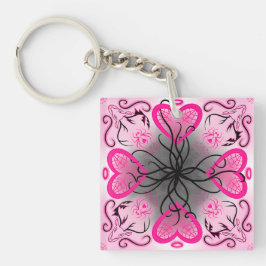 "Mo Limn Twa" zei de spin tegen het hert Sleutelhanger