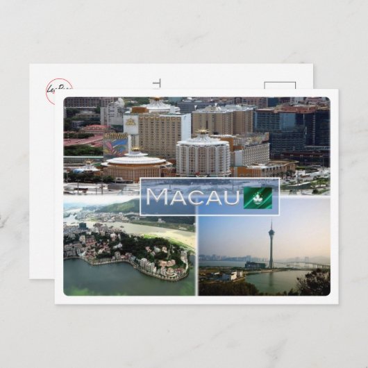 MO Macau - Briefkaart (Voorkant / Achterkant)
