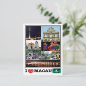 MO Macau - Briefkaart (Staand voorkant)