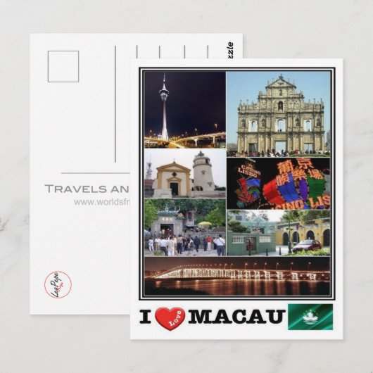 MO Macau - Briefkaart (Voorkant / Achterkant)