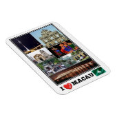 MO Macau - I Love Mosaic - Magneet (Rechterzijde)