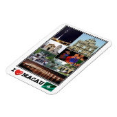 MO Macau - I Love Mosaic - Magneet (Linkerzijde)