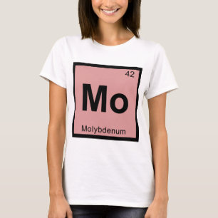 Mo - Molybdenumchemie Periodieke Tabelsymbool T-shirt