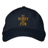 MO' MONEY MO' FUN Embroed Pet (Voorkant)
