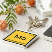 Mo - Morbidly Obese Grappig Chemie Element T-shirt Sleutelhanger (Zijkant)