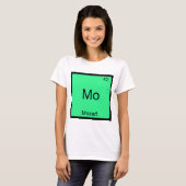 Mo - Mozart Grappig Chemie Element Symbool T-shirt (Voorkant volledig)