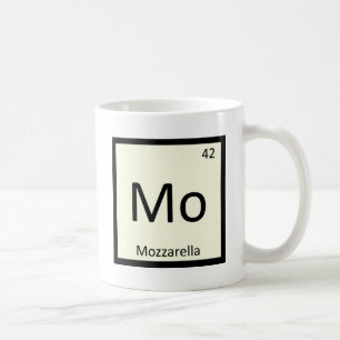 Mo - Mozzarella Kaas Chemie Periodiek Systeem Koffiemok
