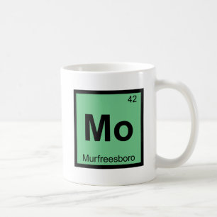 Mo - Murfreesboro Tennessee Chemie Symbool Koffiemok