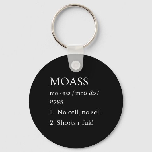 Mo No Cell No Sell Shorts R For Stonk Gamer Apes  Sleutelhanger (Voorkant)