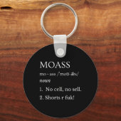 Mo No Cell No Sell Shorts R For Stonk Gamer Apes  Sleutelhanger (Voorkant)