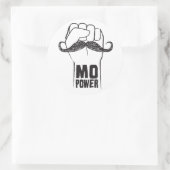 Mo Power Ronde Sticker (Tas)