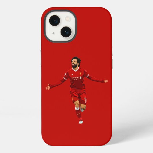 Mo Salah iPhone Hoesje (Achterkant)