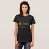 Mo-thor als een moeder veel machtiger moederdag vr t-shirt (Voorkant volledig)